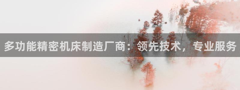 彩神v8平台正规吗：多功能精密机床制造厂商：领先技术，专业服务