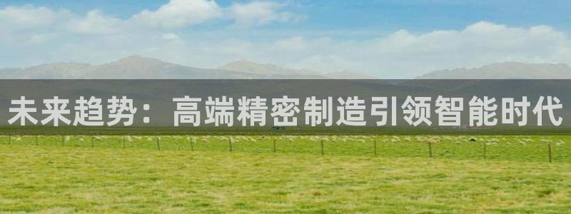 天天赢彩神：未来趋势：高端精密制造引领智能时代