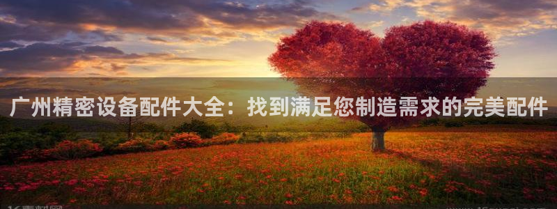 彩神vi争霸官网：广州精密设备配件大全：找到满足您制造需求的完美配件