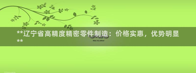 大发彩神争：**辽宁省高精度精密零件制造：价格实惠，优势明显
**