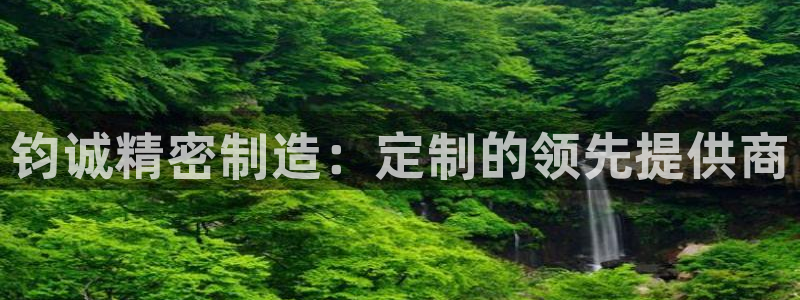 彩神VII官方版：钧诚精密制造：定制的领先提供商