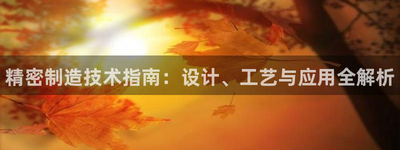 彩神网可以赚钱是真的吗：精密制造技术指南：设计、工艺与应用全解析