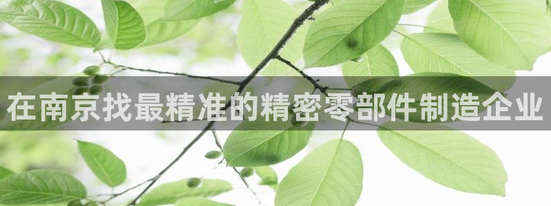 彩神v平台：在南京找最精准的精密零部件制造企业