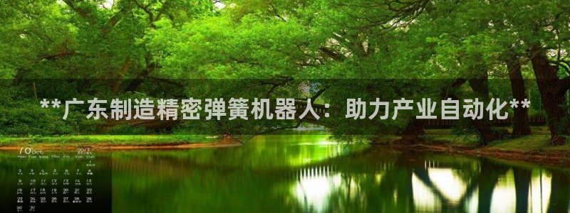 彩神争霸官方下载：**广东制造精密弹簧机器人：助力产业自动化**
