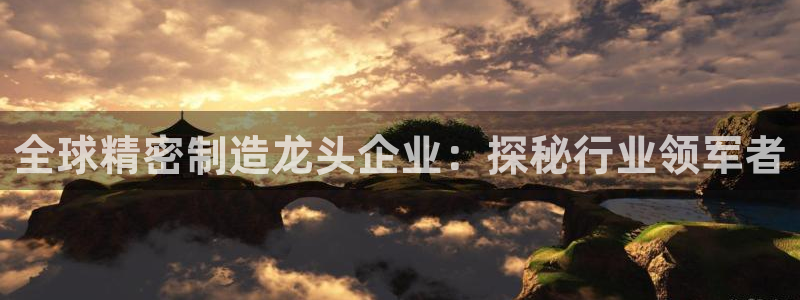 彩神8软件下载：全球精密制造龙头企业：探秘行业领军者