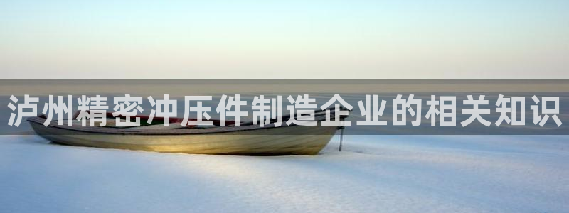 彩神v8app：泸州精密冲压件制造企业的相关知识